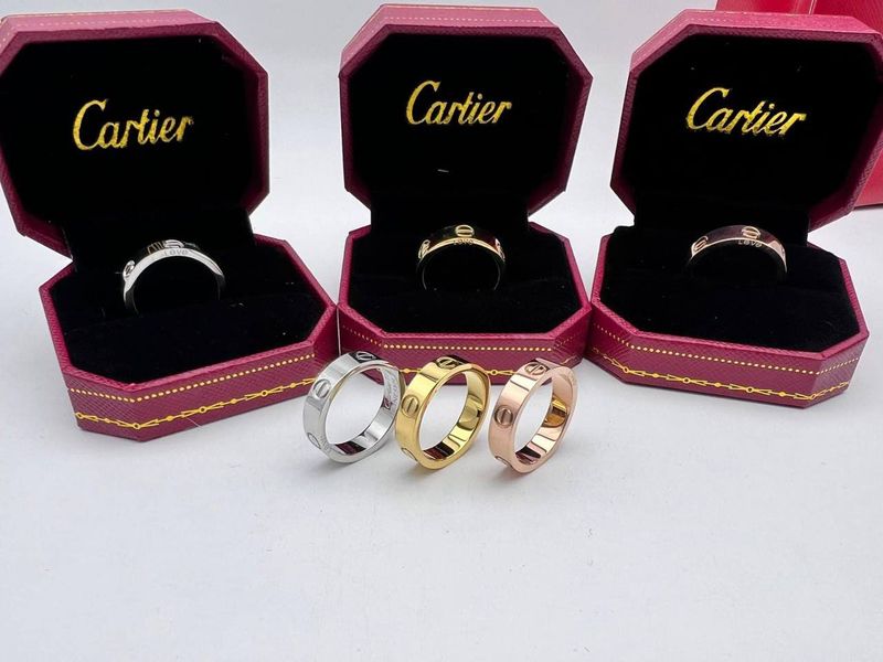 Cartier Signature Rings in Different Colors Cartier Signature Rings in Different Colors