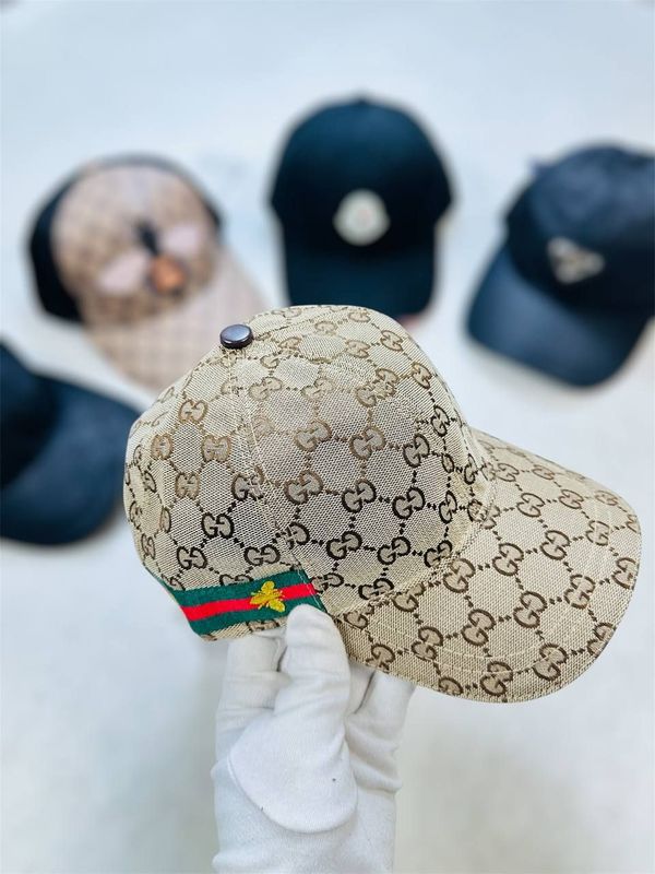 Gucci Baseball Cap GG Canvas For Men's Gucci Baseball Cap GG Canvas For Men's