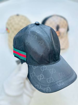 Gucci Black Original GG Canvas Baseball Cap For Men's