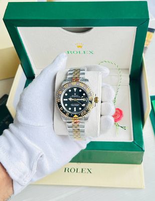 Rolex GMT-Master II With Black Ceramic Bezel Yellow Gold Men's Watch