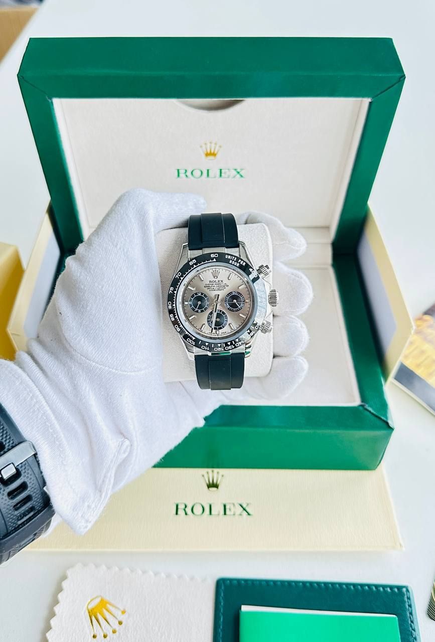 Rolex Daytona White Gold Silver Dial Men's Watch
