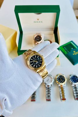 Rolex Sky-Dweller Black Dial Men's Watch Steel Strap Rolex Sky-Dweller Black Dial Men's Watch Steel Strap