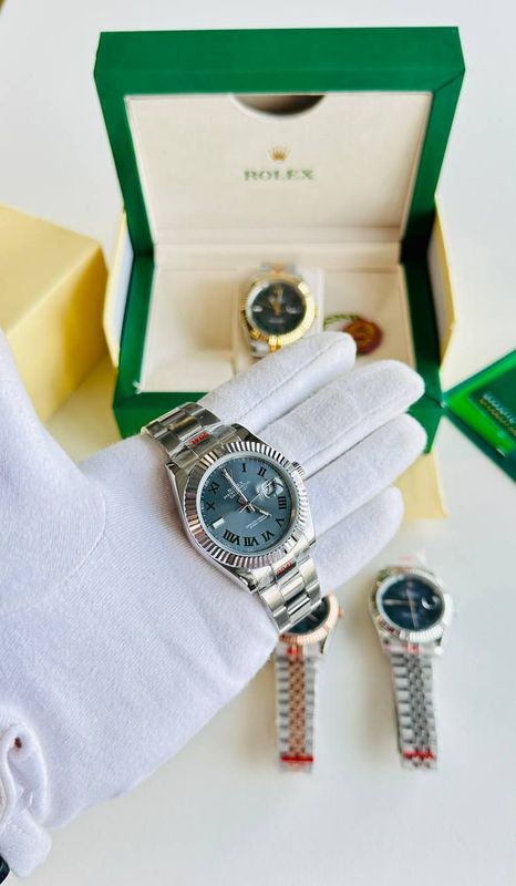 Rolex Datejust Wimbledon Dial Jubilee Men's Watch Rolex Datejust Wimbledon Dial Jubilee Men's Watch