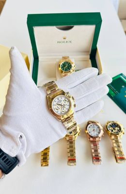 Rolex Daytona White Dial Golden Bracelet Men's Watch Rolex Daytona White Dial Golden Bracelet Men's Watch