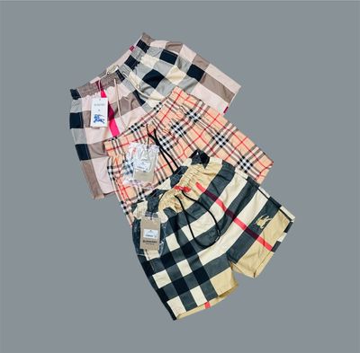 Burberry Check Drawcord Swim Shorts For  Men's in Different Colors