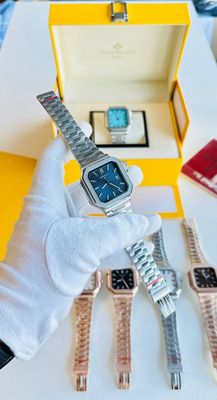 Patek Philippe Cubitus Square Cubic Movement Navy Blue Dial Super Clone  Men's Watch