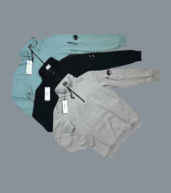 C.P. Company Light Fleece Half Zip Jumpers For Men's in Different Colors