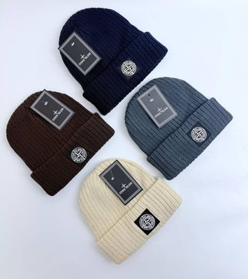 Stone Island Beanie Patch Program Wool Hat Mens in Different Colors Stone Island Beanie Patch Program Wool Hat Mens in Different Colors