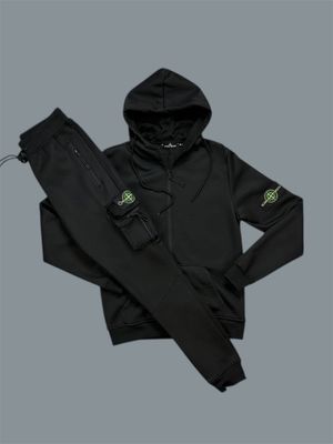 Stone Island Casual Regular Fit Tracksuit For Men's in 2 Colors