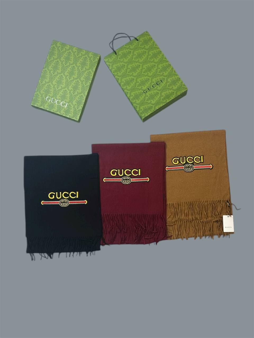Gucci Mystic Cat Cashmere Scarves For Women's in Different Colors Gucci Mystic Cat Cashmere Scarves For Women's in Different Colors