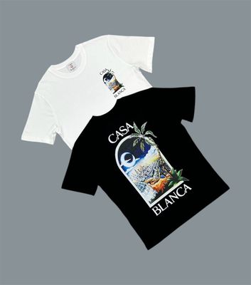 Casablanca La Night Printed T Shirts Men's in 2 Colors