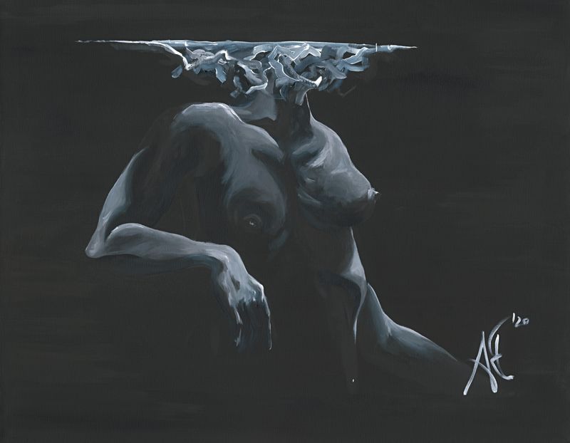 Print - Naked Night Swim III