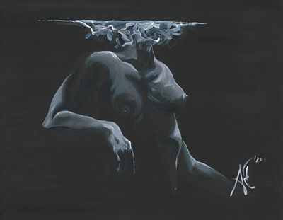 Print - Naked Night Swim III