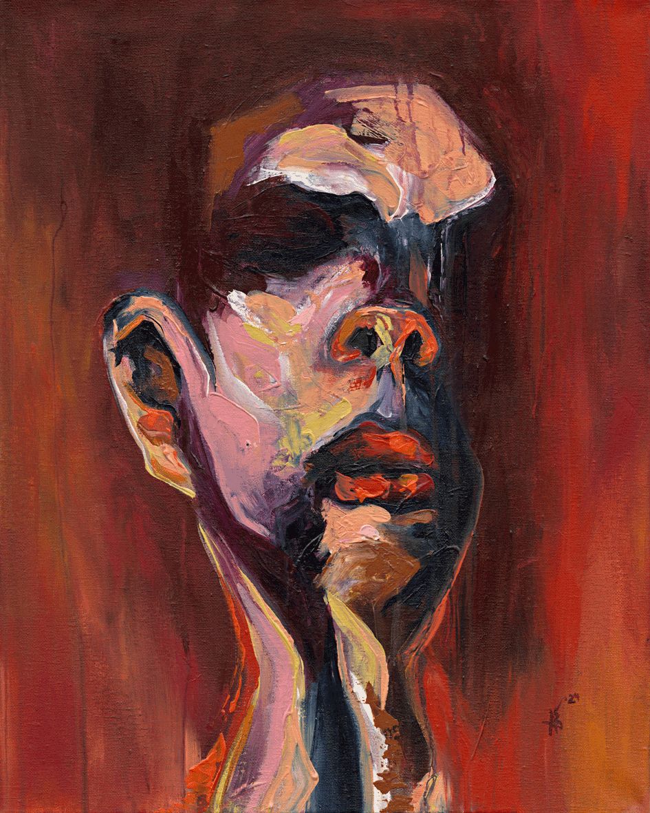 Print - red shadow I