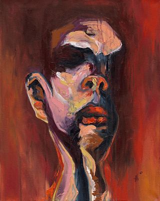 Print - red shadow I