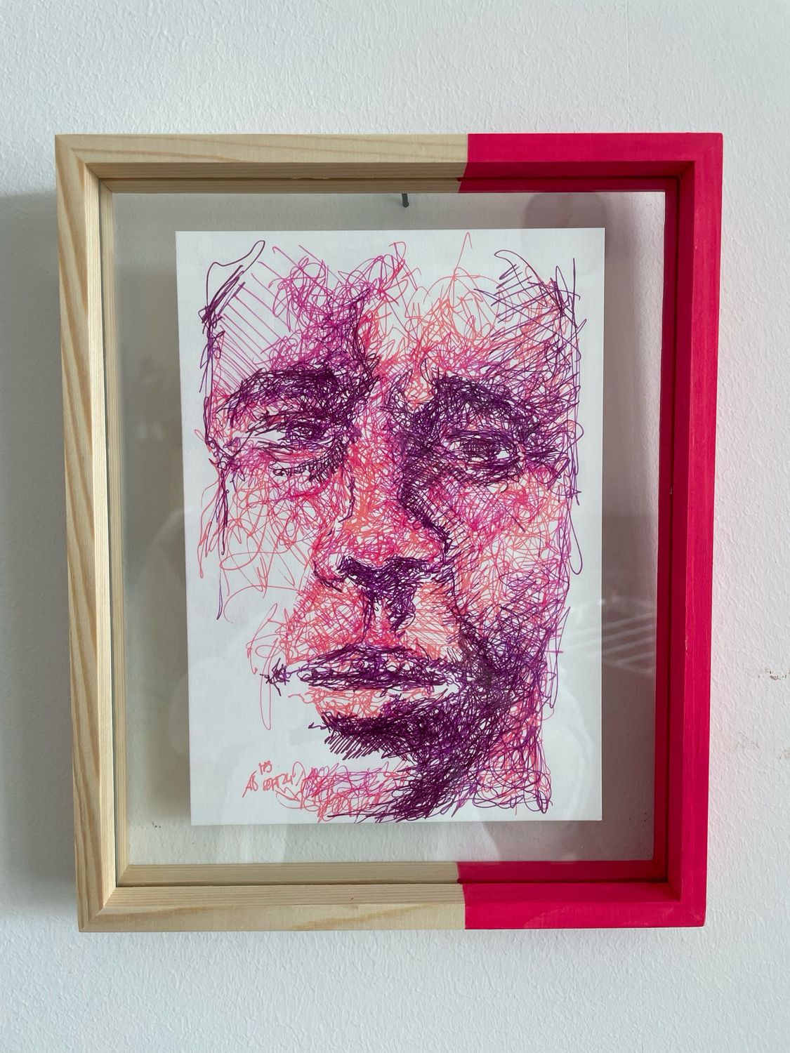 Framed sketch head