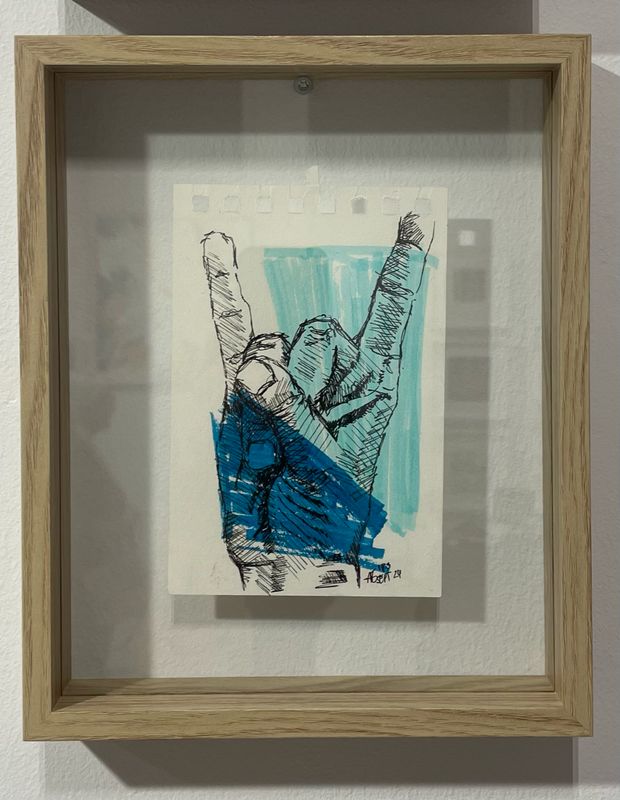 Sketch - wooden frame