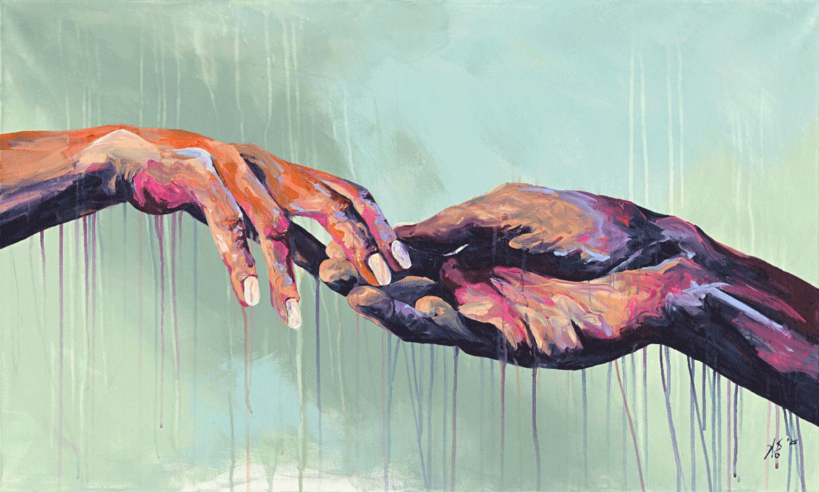 reach out your hand