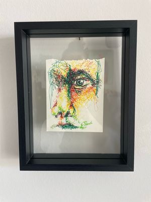 Sketch head yellow & green