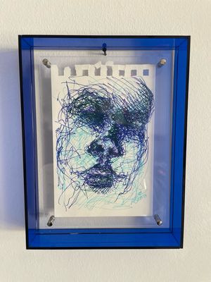 Sketch head blue