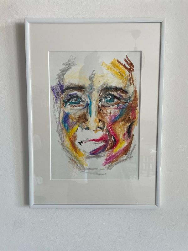 Pastellskizze head