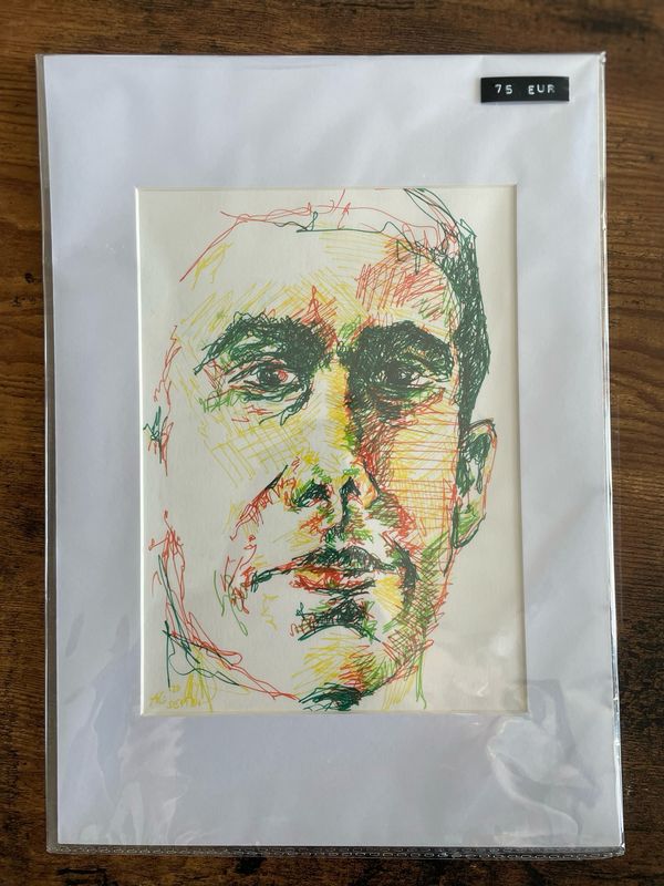 Sketch head im Passepartout