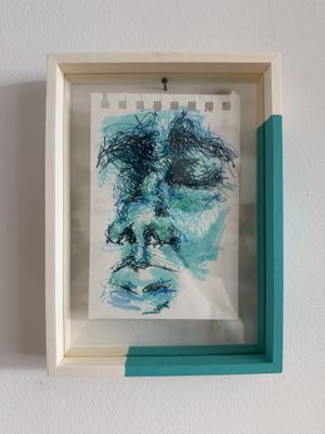 Sketch head turquoise