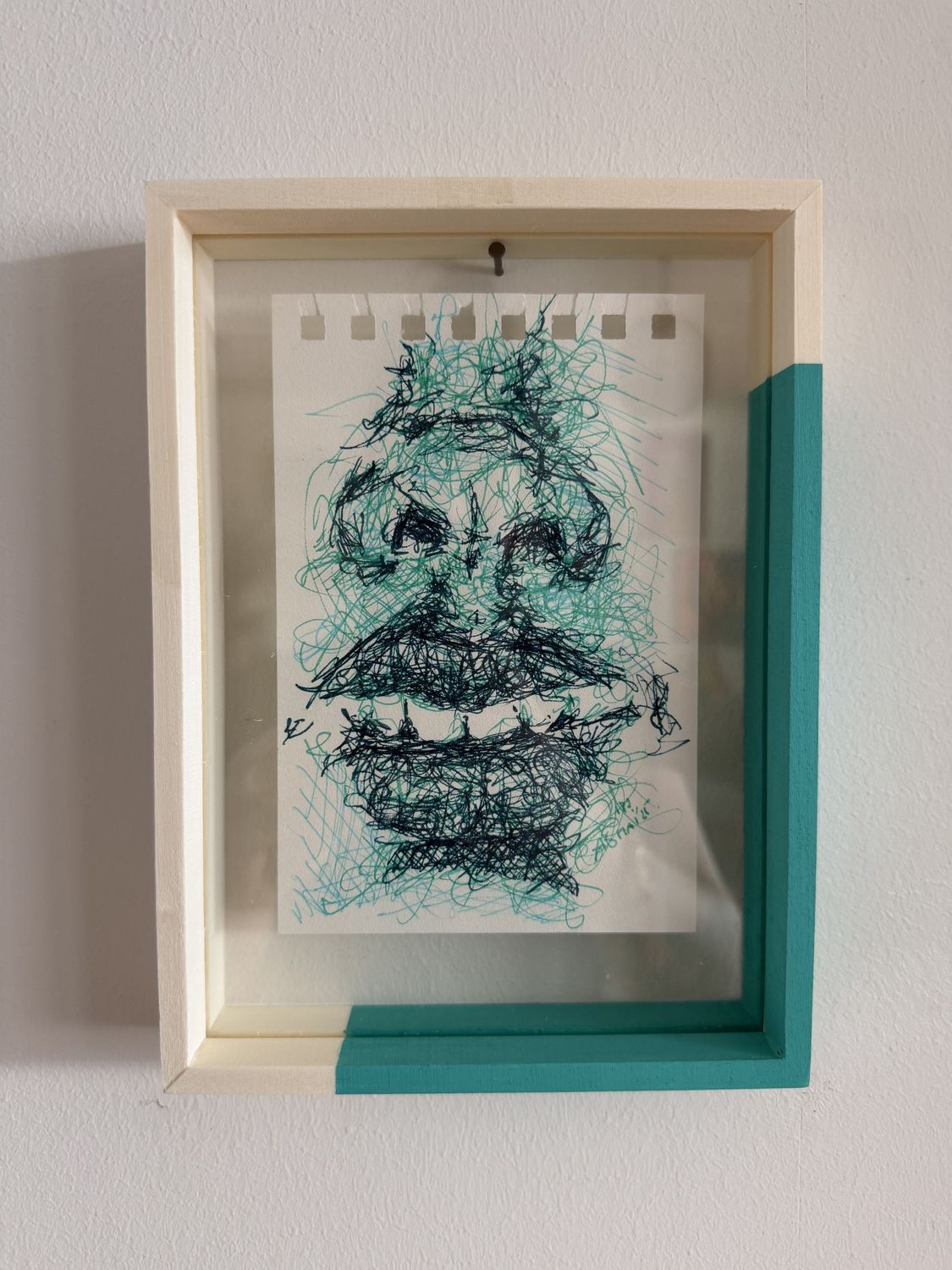 Sketch mouth turquoise