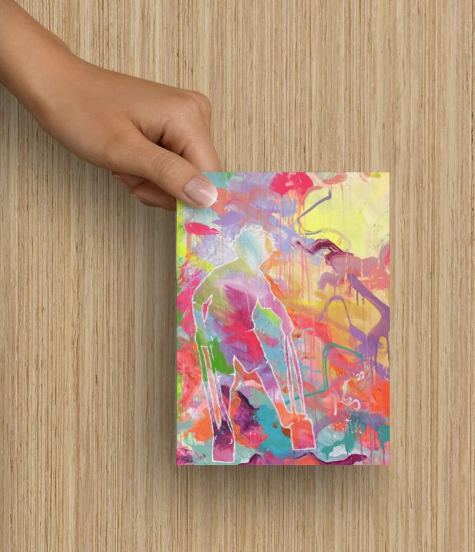 dancing on wooden blocks