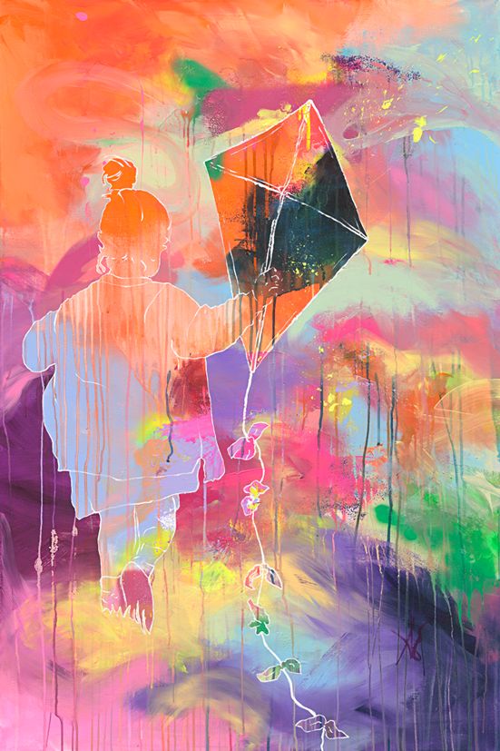 Print - chasing the wind