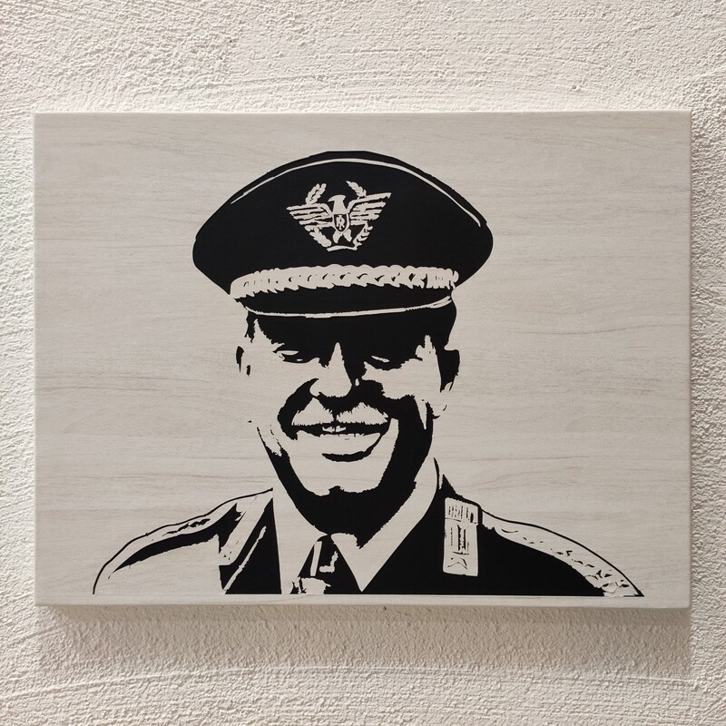 Quadro inciso Generale Dalla Chiesa