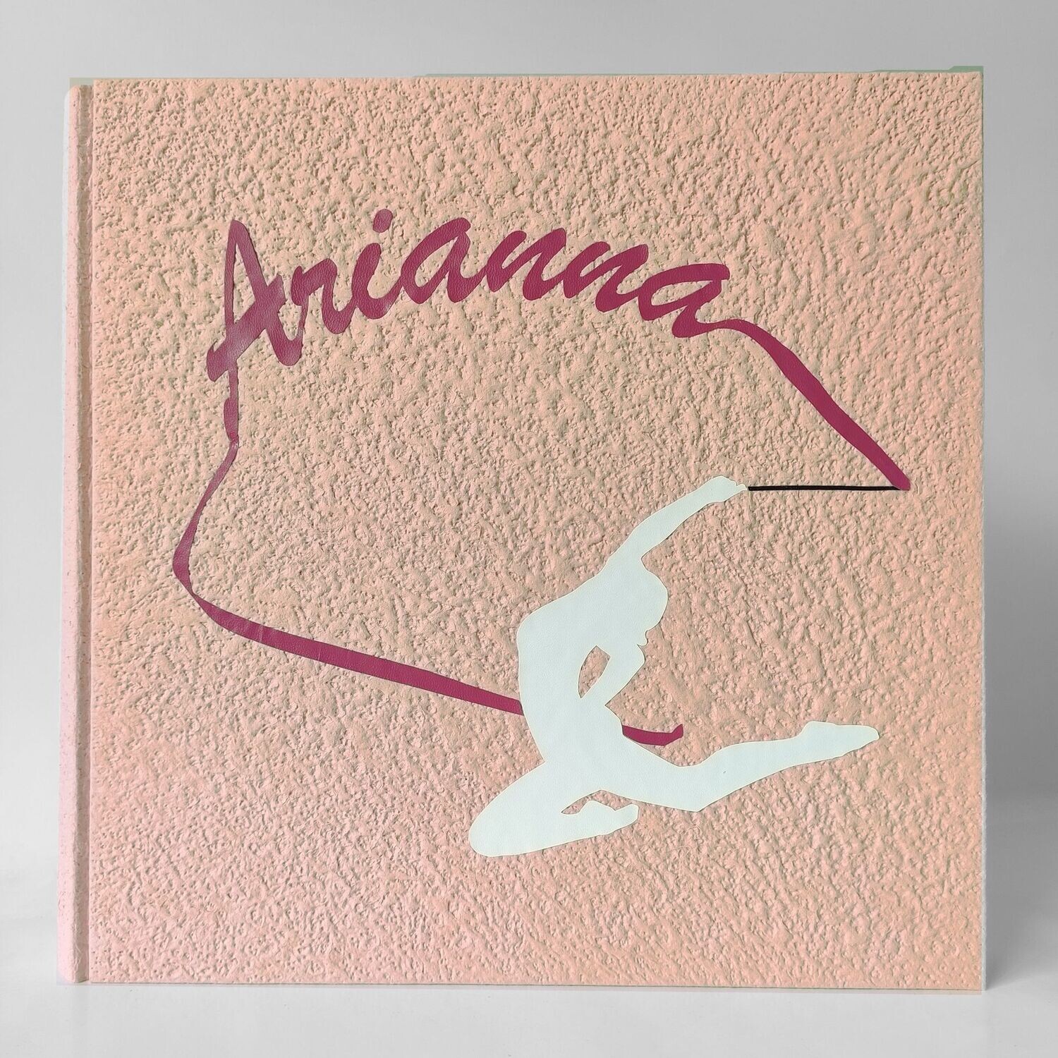 Album fotografico rosa ballerina e nome