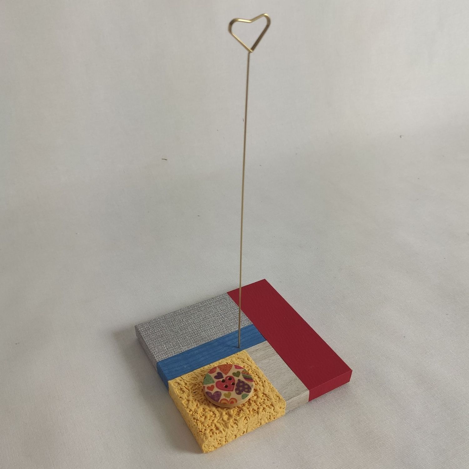 Portafoto patchwork cuore
