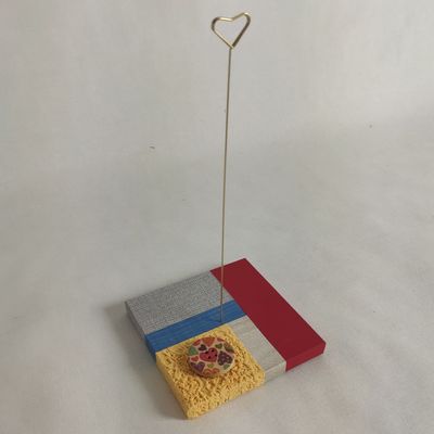 Portafoto patchwork cuore