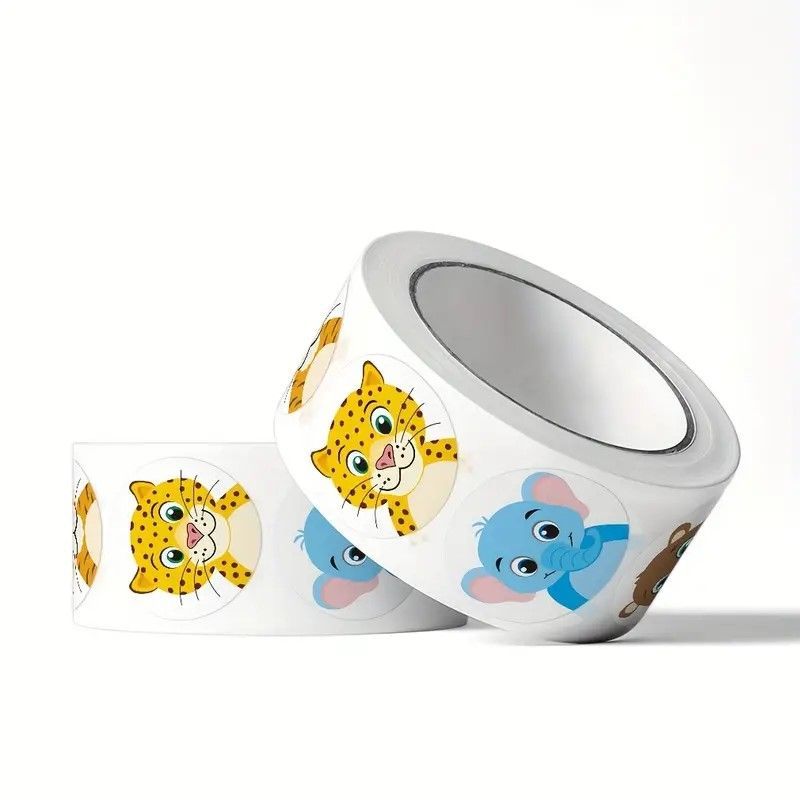 100 Adesivi In Vinile Carini - Confezione Mista Per Diari, Scrapbooking, Animali E Cuori
