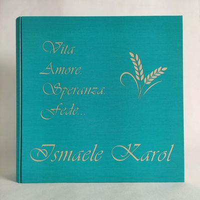 Album fotografico Prima Comunione spighe Vita Amore Speranza Fede Album fotografico Prima Comunione spighe Vita Amore Speranza Fede