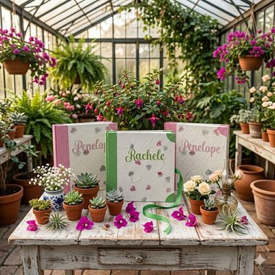 Album fotografico prima comunione in carta riso con nome