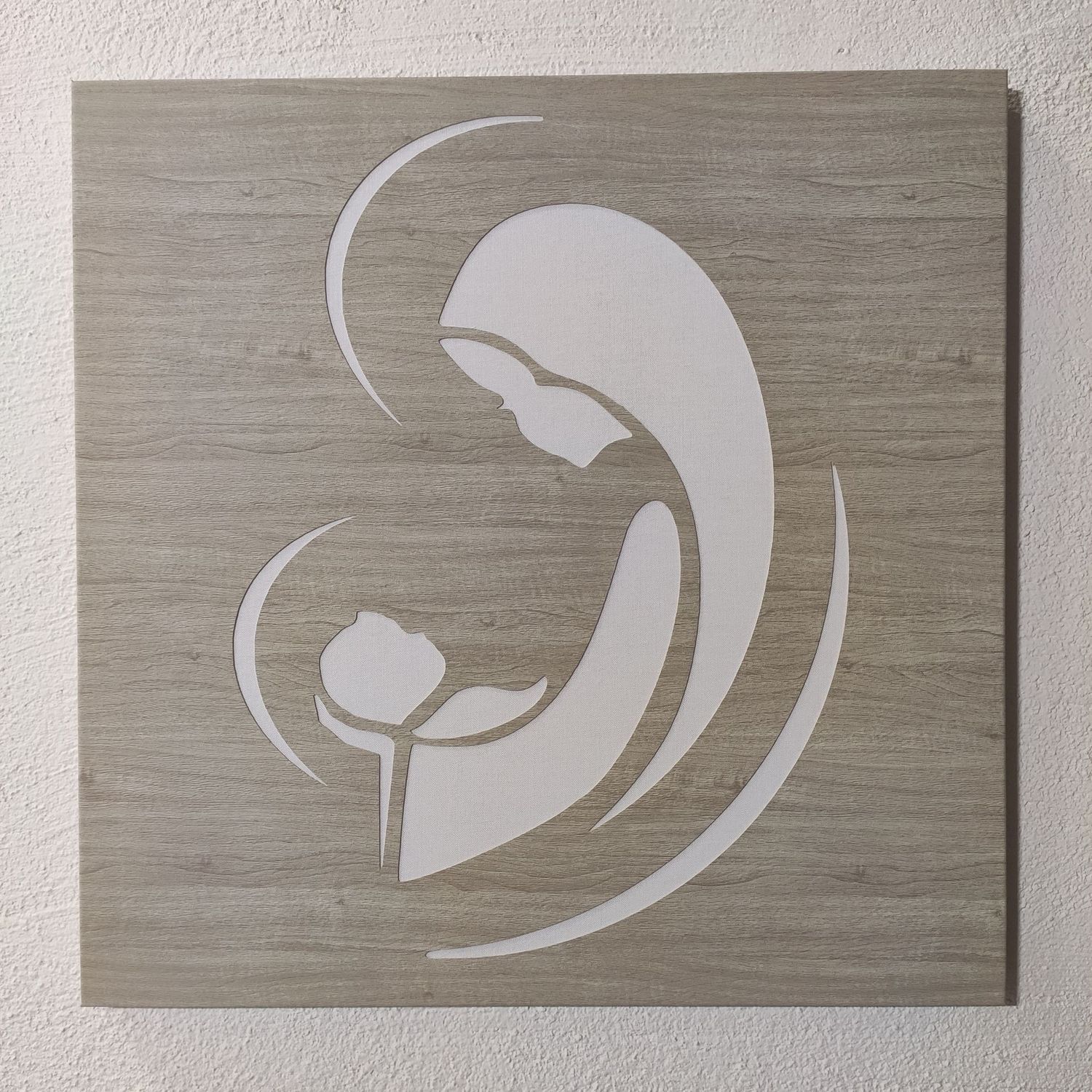 Quadro inciso Madonna con bambino Quadro inciso Madonna con bambino