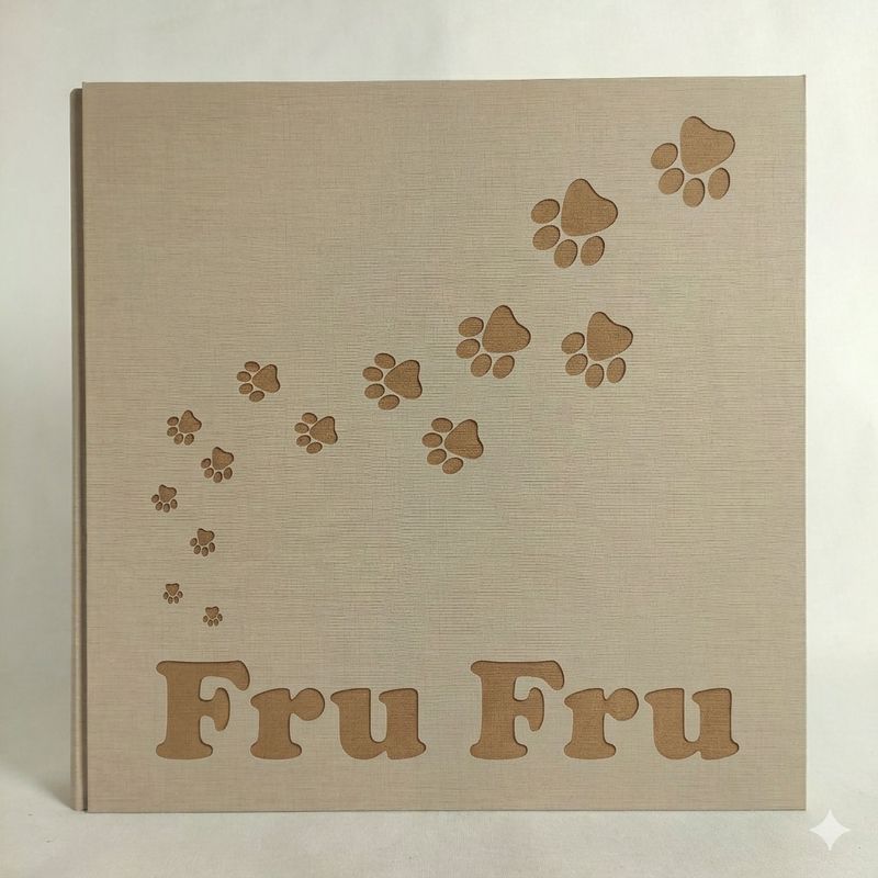 Album fotografico impronte con nome del tuo cagnolino, gatto, coniglio, pelosetto Album fotografico impronte con nome del tuo cagnolino, gatto, coniglio, pelosetto