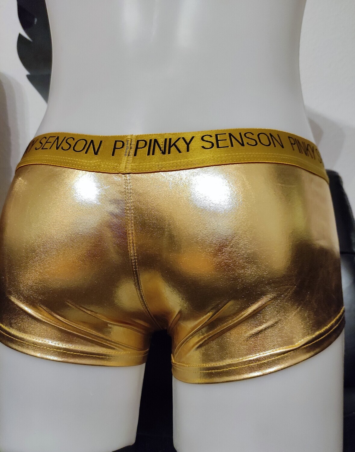 Golden &quot;Glossy Men&quot; Pants/Hipster Wetlook Style Softbund Spiegelglanz M - XXL