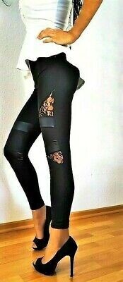 Sexy &amp; Edel, Jeggins &quot;Must-Have&quot; Stiefelhose, , Satin/Spitze und alles mit Stretch in Black, Gr S-XXL