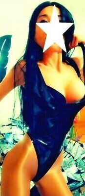 Lack Body Highwaist Mega Shape Mega Glossy Spiegelglanz Lack String, S oder L