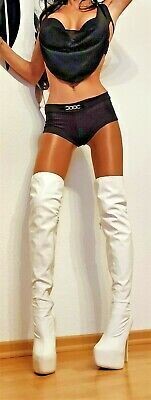 Shorty Set Set Deluxe, 2-teilig, GoGo, Dance Wear,  &quot;Summer-Homedress&quot;, Black &amp; Gold, One Size