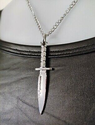 Unisex Kette, Halsschmuck, Silberfarben, Hochglanz, Frech &amp; Sexy, Little Sword