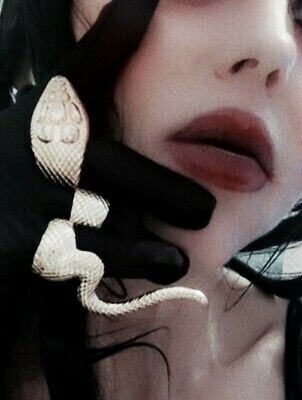 Unisex X-tra Vagant 3-teiliges Golden Snake Ring-Set Größe teilw. Verstellbar