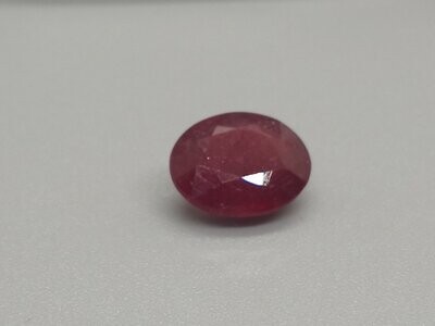 AFRICAN RUBY,  OVAL CUT,  3.60 CTS