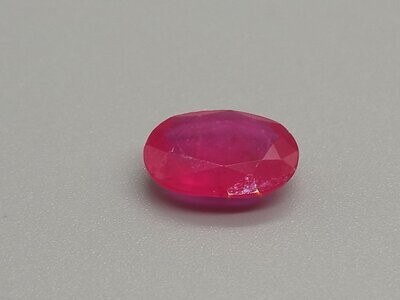 AFGHAN RUBY, OVAL CUT,  3.50 CTS