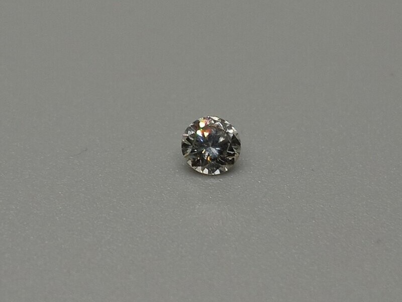 Natural Color Diamond (Yellow), Brilliant Round Cut, 0.21 CTS