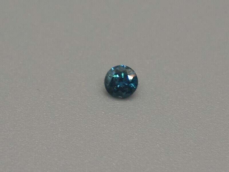 Blue Diamond Round .15 CTS
