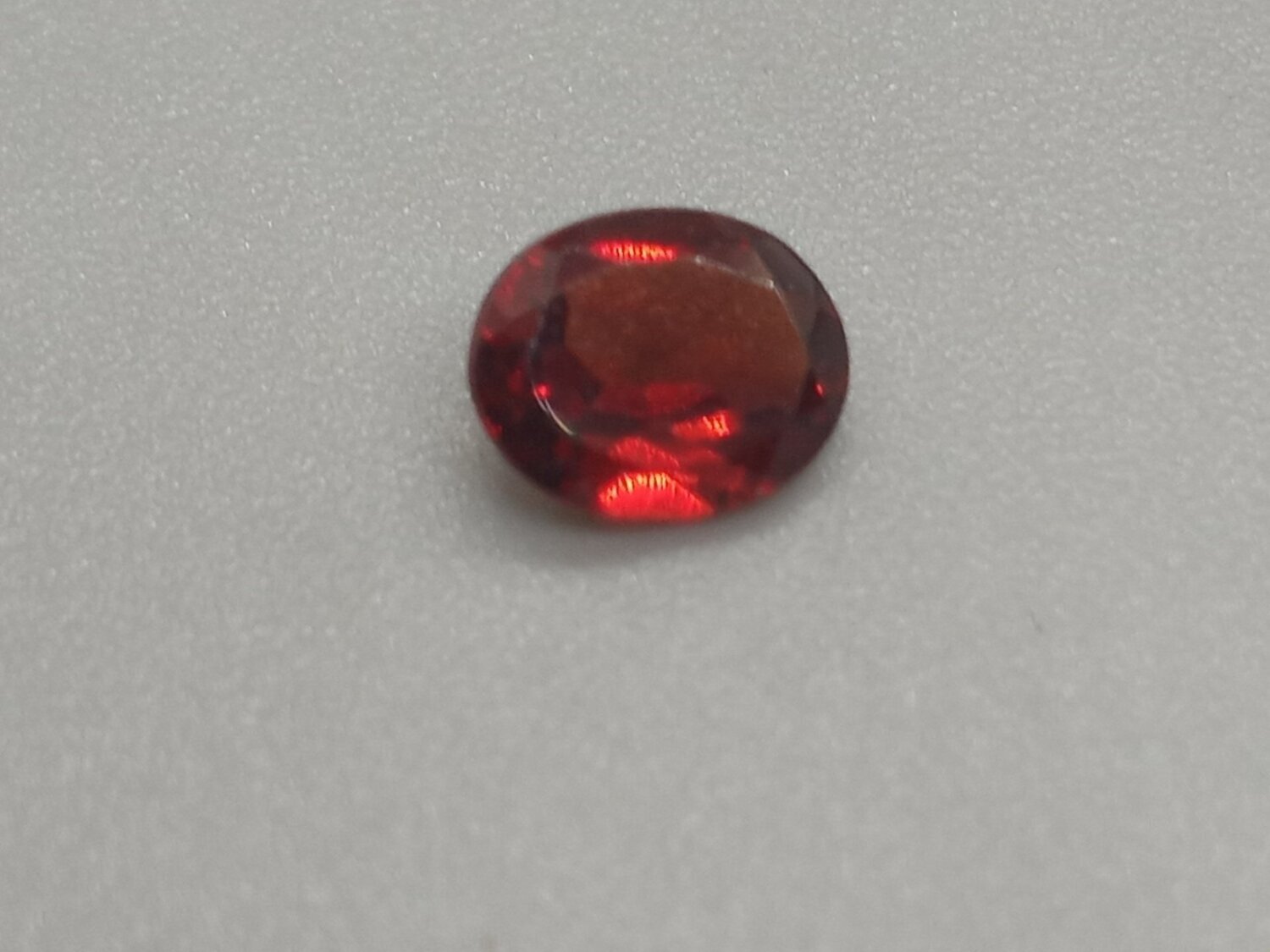AFRICAN RUBY OVAL CUT 0.65 CTS
